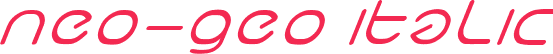 neo-geo italic